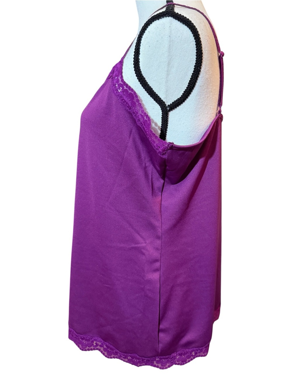 Fashion Bug Plum Stretch Camisole Tank Top, size XL, NWOT - Picture 4 of 9